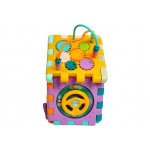 Vzdelávací domček - triedič, labyrint - farebný